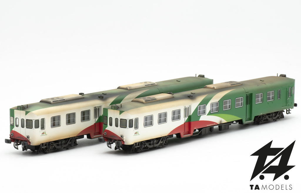 Aging LIMA EXPERT HL2667 SET railcars aln 668 series 1000 in FER livery
