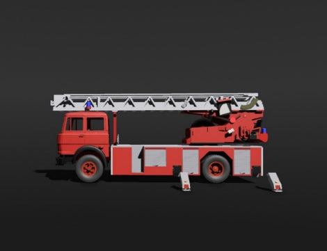 Autoscala 160 NC Vigili del Fuoco Kit di Montaggio scala H0 1:87