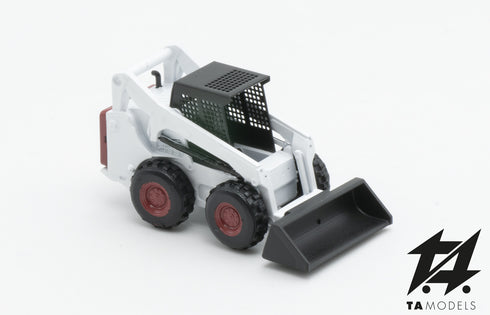White Bobcat with wheels in H0 scale 1:87