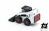 White Bobcat with wheels in H0 scale 1:87