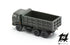 Fiat PC 300 Short Cabin 3 Axles Italian Army Green with Quarry Box H0 Scale 1:87