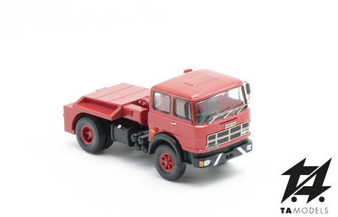 Fiat 684 Red ballasted in H0 scale 1:87