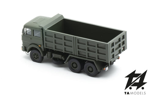 Fiat 697 3-axle NATO green with quarry box, H0 scale 1:87