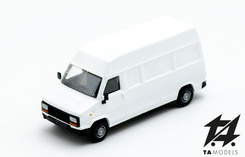 Fiat Ducato Van White Long Wheelbase High Roof H0 Scale 1:87