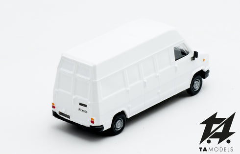 Fiat Ducato Van White Long Wheelbase High Roof H0 Scale 1:87