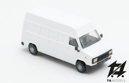 Fiat Ducato Van White Long Wheelbase High Roof H0 Scale 1:87