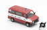 Fiat Ducato first series minibus short wheelbase low roof FIRE BRIGADE scale HO 1:87