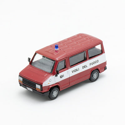 Fiat Ducato first series minibus short wheelbase low roof FIRE BRIGADE scale HO 1:87