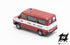 Fiat Ducato first series minibus short wheelbase low roof FIRE BRIGADE scale HO 1:87