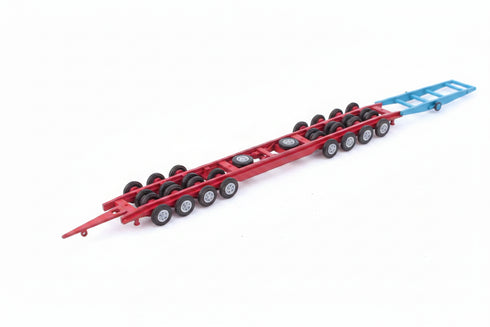 Fiat 619T1P zavorrato con carrello ferroviario allestimento Capperi scala H0 1:87 kit
