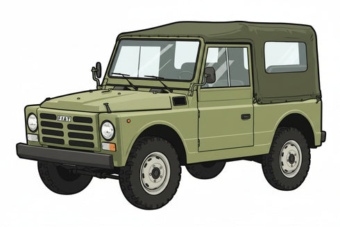 Fiat Campagnola AR76 Maßstab 1:24 Bausatz
