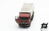 Fiat 697 invecchiato rosso con Cassone da Cava e sportello aperto scala H0 1:87
