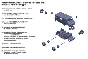 VM 90 telonato " torpedo " kit di montaggio in scala H0 1:87