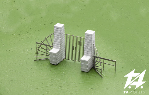 Cancello di Entrata in Fotoincisione Kit scala H0 1:87