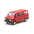 Fiat Ducato Pulmino Passo Corto Tetto Basso Montato Rosso scala H0 1:87