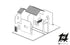 Magazzino Motoscala Kit di Montaggio Aperto scala H0 1:87