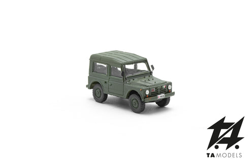 Fiat AR76 Campagnola Tetto Rigido Montata Verde NATO scala H0 1:87
