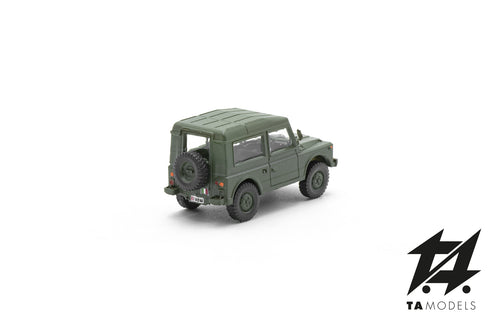 Fiat AR76 Campagnola Tetto Rigido Montata Verde NATO scala H0 1:87