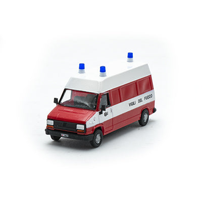 Fiat Ducato Long Wheelbase High Roof Fire Brigade Van H0 Scale 1:87