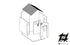 Magazzino Motoscala Kit di Montaggio Murato scala H0 1:87
