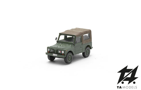 Fiat AR76 Campagnola Tarpaulin Mounted Green NATO H0 Scale 1:87