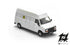 Fiat Ducato Furgone Bianco Passo Lungo Tetto Alto in livrea Poste Italiane scala H0 1:87