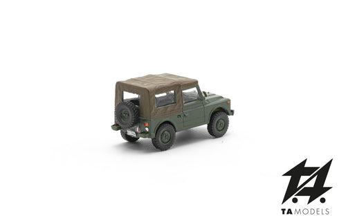 Fiat AR76 Campagnola Tarpaulin Mounted Green NATO H0 Scale 1:87