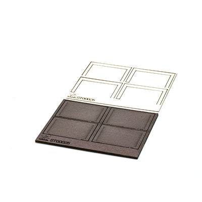 Set basculante Garage Tipo 1 Marrone Lasercut scala H0 1:87