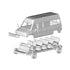 Fiat Ducato Pulmino Passo Lungo Tetto Alto Kit di Montaggio scala H0 1:87
