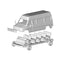 Fiat Ducato Furgone Passo Lungo Tetto Alto Kit di Montaggio scala H0 1:87