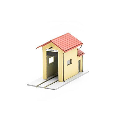 Magazzino Motoscala Montato Aperto scala H0 1:87
