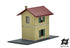 Casello ferroviario FS montato scala H0 1:87