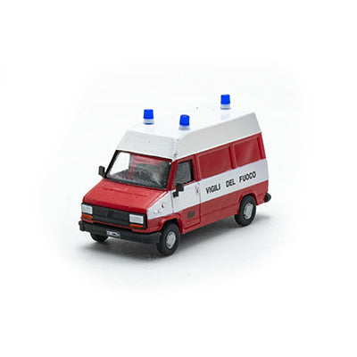 Fiat Ducato first series fire brigade van, HO scale 1:87