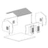 Ufficio Singolo Kit di Montaggio scala H0 1:87