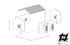 Ufficio Singolo Kit di Montaggio scala H0 1:87