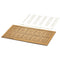 Holztüren-Set Typ 3 braun Lasercut Spur H0 1:87