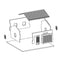 Garage Singolo Kit di Montaggio scala H0 1:87