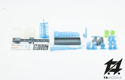 Fiat 180 691 allestimento cassone sponde alluminio KIT di montaggio scala H0 1:87