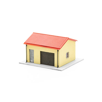 Single Garage Assembled H0 Scale 1:87