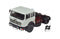 684 2-axle truck mounted on a white tractor with a red chassis