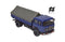 Fiat 684 Blue with Grey Hut Tarpaulin, H0 Scale 1:87