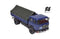 Fiat 684 Blu con Telone a Capanna Verde scala H0 1:87
