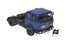 684 2-axle mounted blue tractor truck with black chassis
