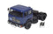 684 2-axle mounted blue tractor truck with black chassis