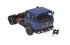 684 2-axle truck mounted on a blue tractor with a red chassis