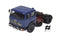 684 2-axle truck mounted on a blue tractor with a red chassis