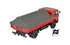684 2-axle truck mounted red with grey tarpaulin