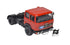Fiat 684 T Red with Black Chassis H0 Scale 1:87