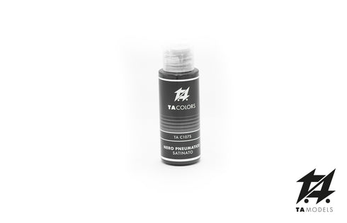TA COLORS TA-C107S - 30ml Satin Black Acrylic Paint