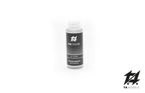 TA COLORS TA-C109S - 30ml TRANSPARENT Satin Acrylic Color
